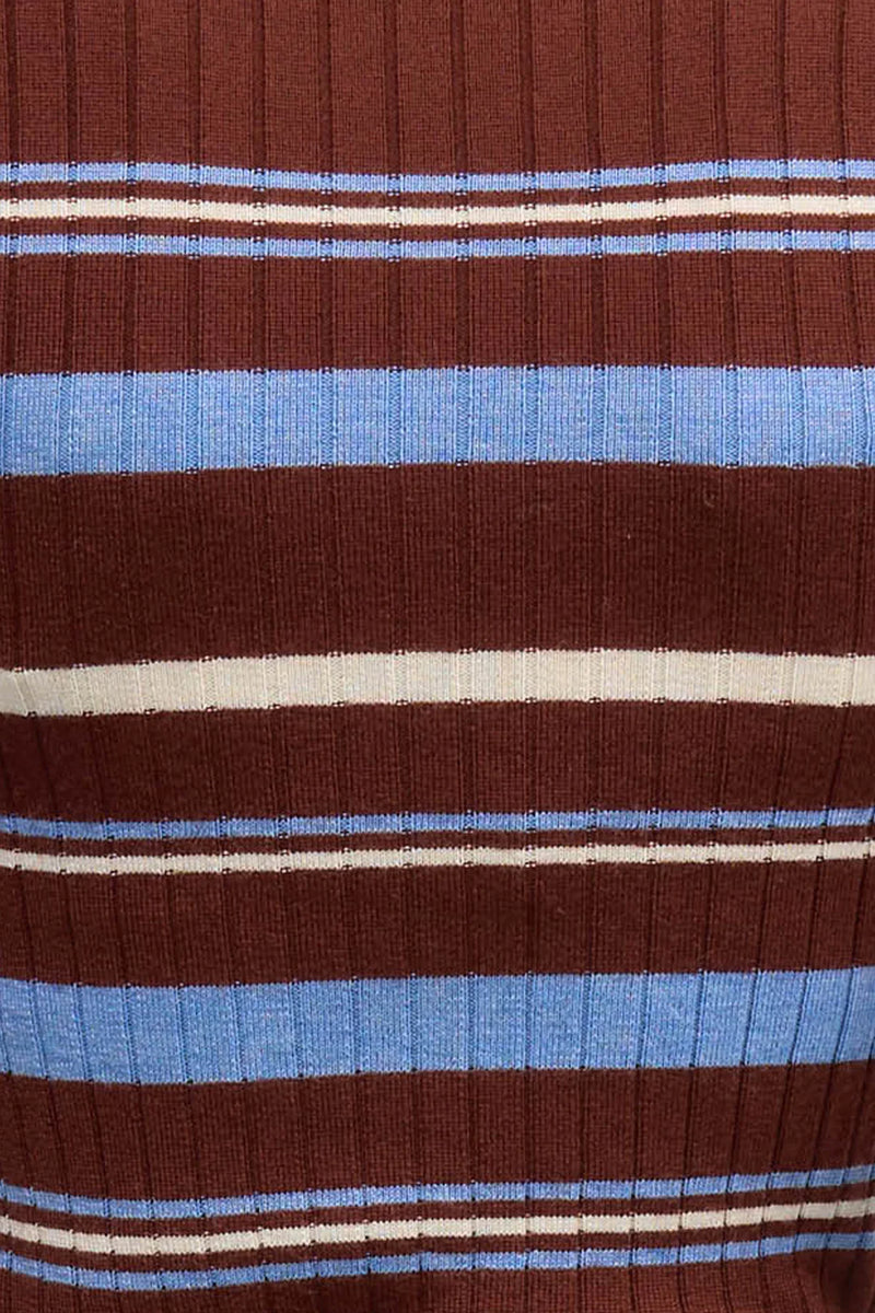 Ettrick Skivvy Maroon/ Blue/ Cream