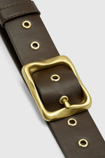 Everyday Belt Chocolate Gold