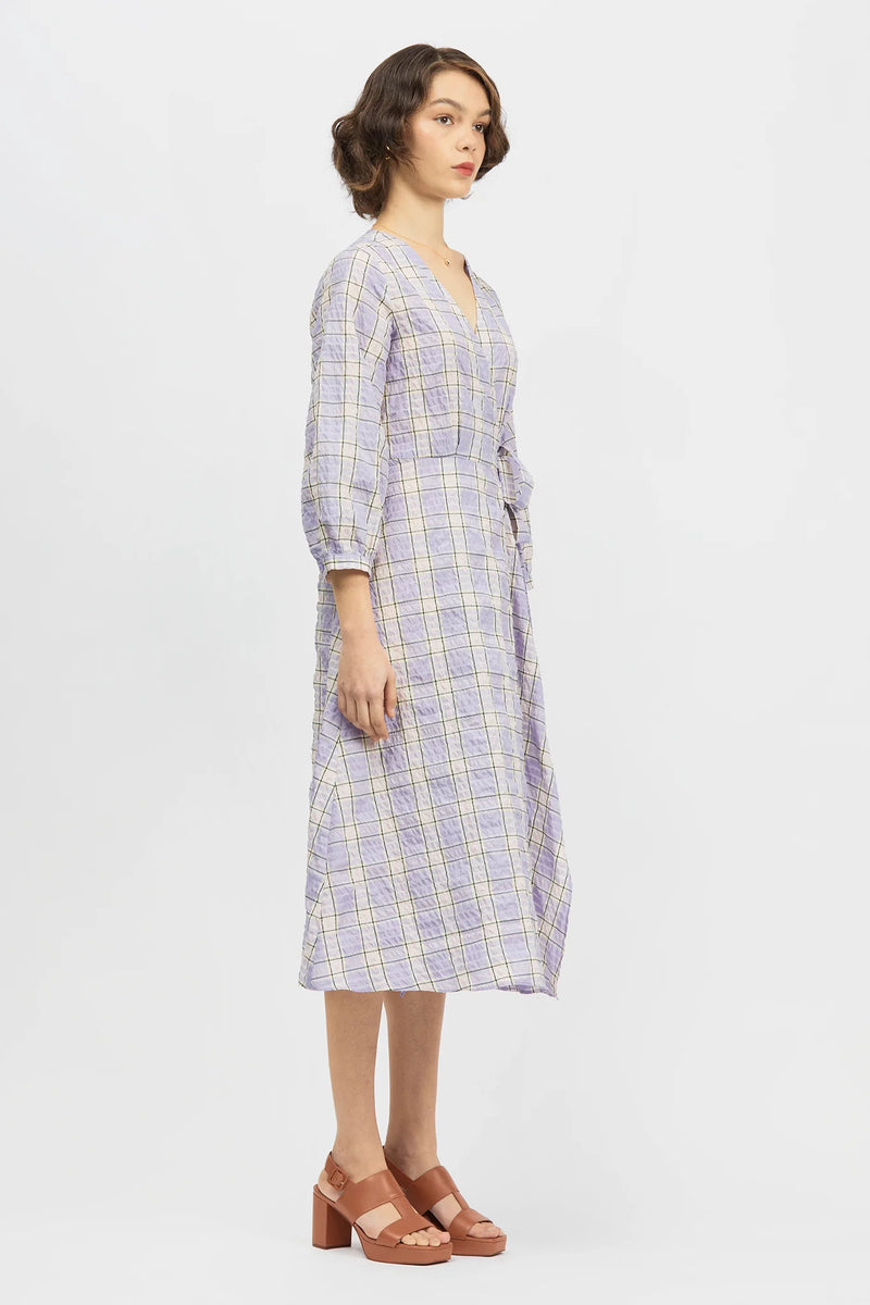 Gammi Dress Lilac Check