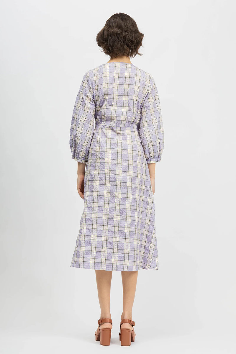 Gammi Dress Lilac Check