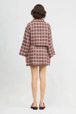 Hilden Skirt Pink Check