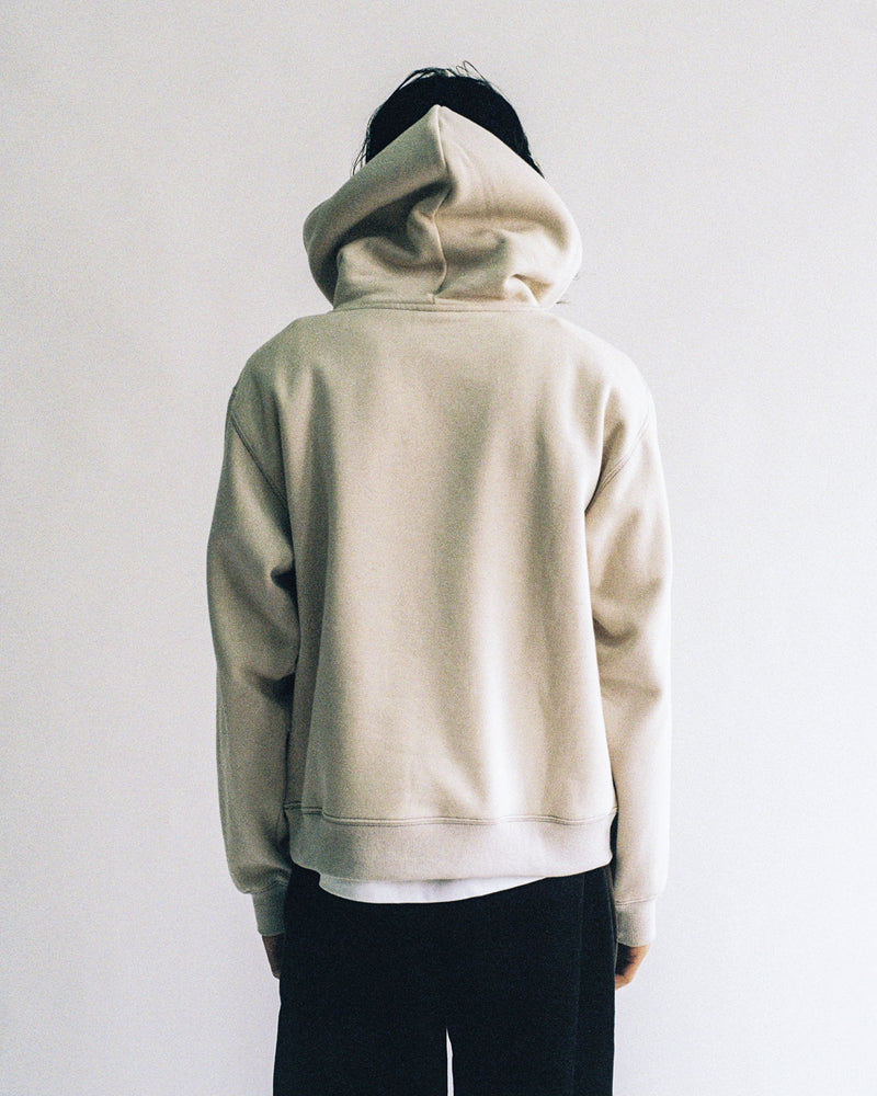 Logo Hooded Sweater Sand