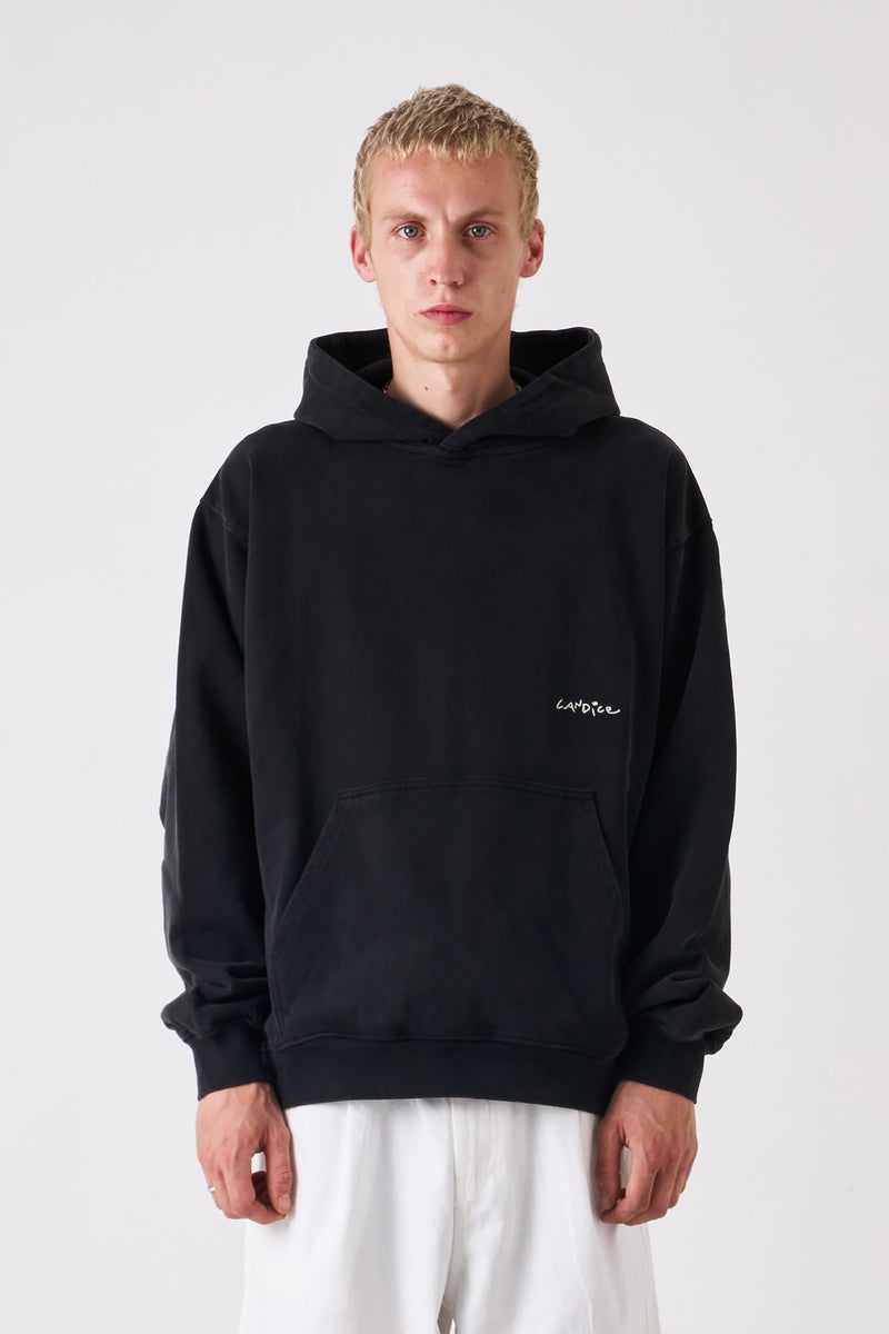 Signature Washed Hoodie Charcoal