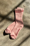 Boyfriend Sock Vintage Pink