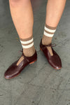 Her Socks Varsity Toffee