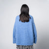 Oversized Funnel Neck Sweater Cloud