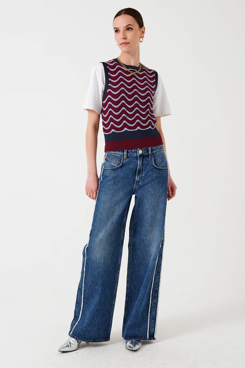 Gracie Side Stripe Jean Americana