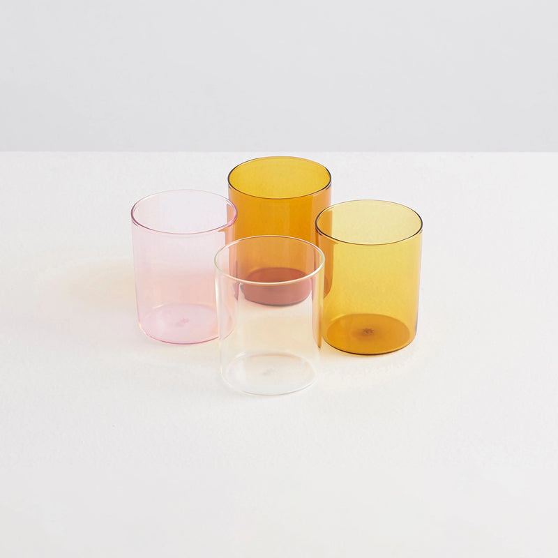 4 Large Goblets Summer Set