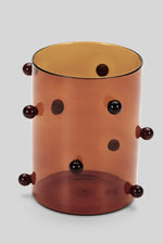 Pomponette Vase Amber