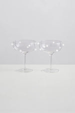 Pomponette Coupes Clear White
