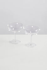 Pomponette Coupes Clear White