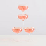 Pomponette Coupes Clear White