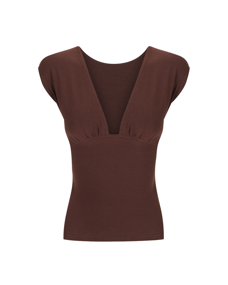 Monroe Tee Chocolate