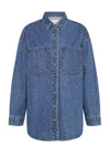 Organic Denim Overshirt Vintage Blue