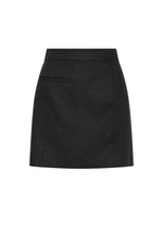 Clio Linen Mini Skirt Black