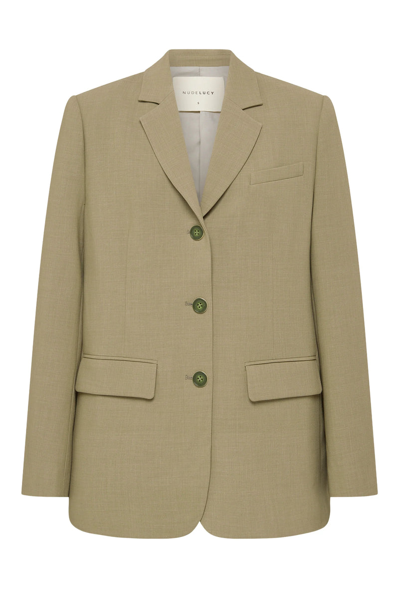 Audrey Tailored Blazer Moss