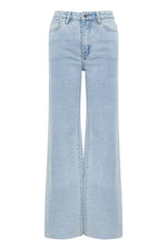 Cali Stretch Wide Leg Jean Sky Blue