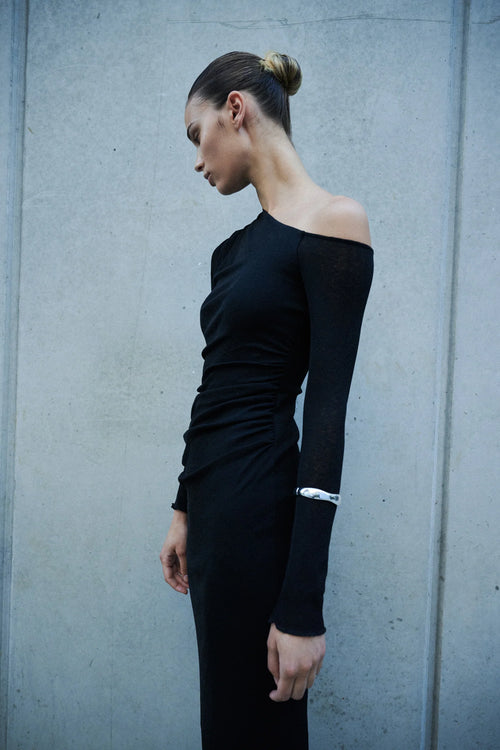 Orelia LS Maxi Dress Black