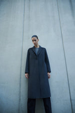Riley Wool Coat Charcoal
