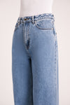 Organic Relaxed Leg Jean Washed Blue