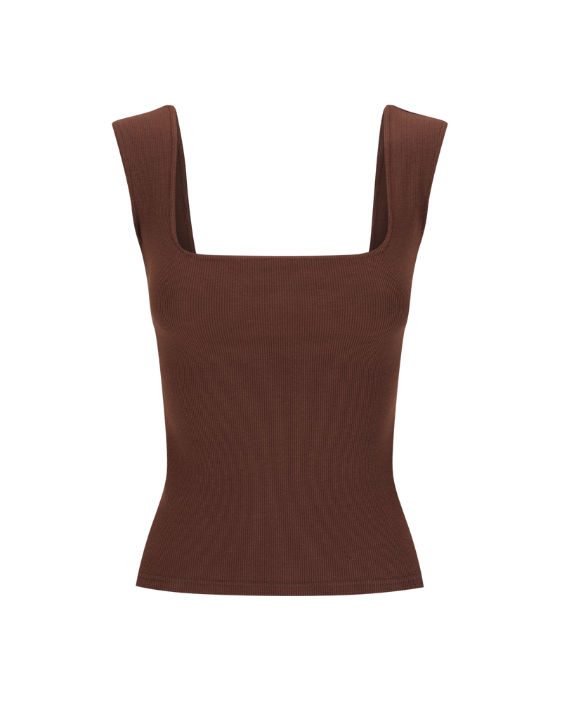 Naia Tank Chocolate