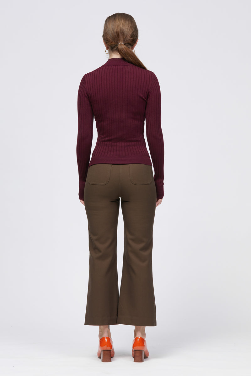 Odeillo Skivvy Burgundy