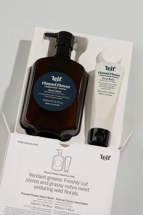 Limited Edition Holiday Flannel Flower Hand Duo SML