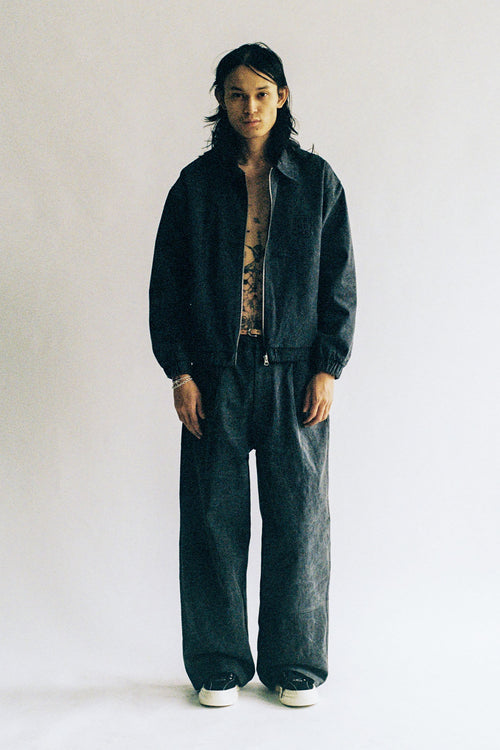 Distant Washed Pleated Pant