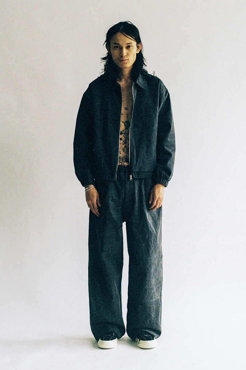 Distant Washed Pleated Pant