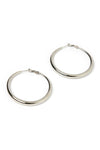 Riley Silver Hoop Earrings Large