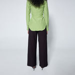 Slouchy Pleat Pant Red Pinstripe