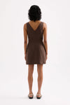 Blair Linen Mini Dress Clove