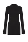 Malo Knit Tunic Black