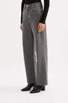 Organic Relaxed Leg Jean Graphite