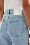 Cali Stretch Wide Leg Jean Sky Blue