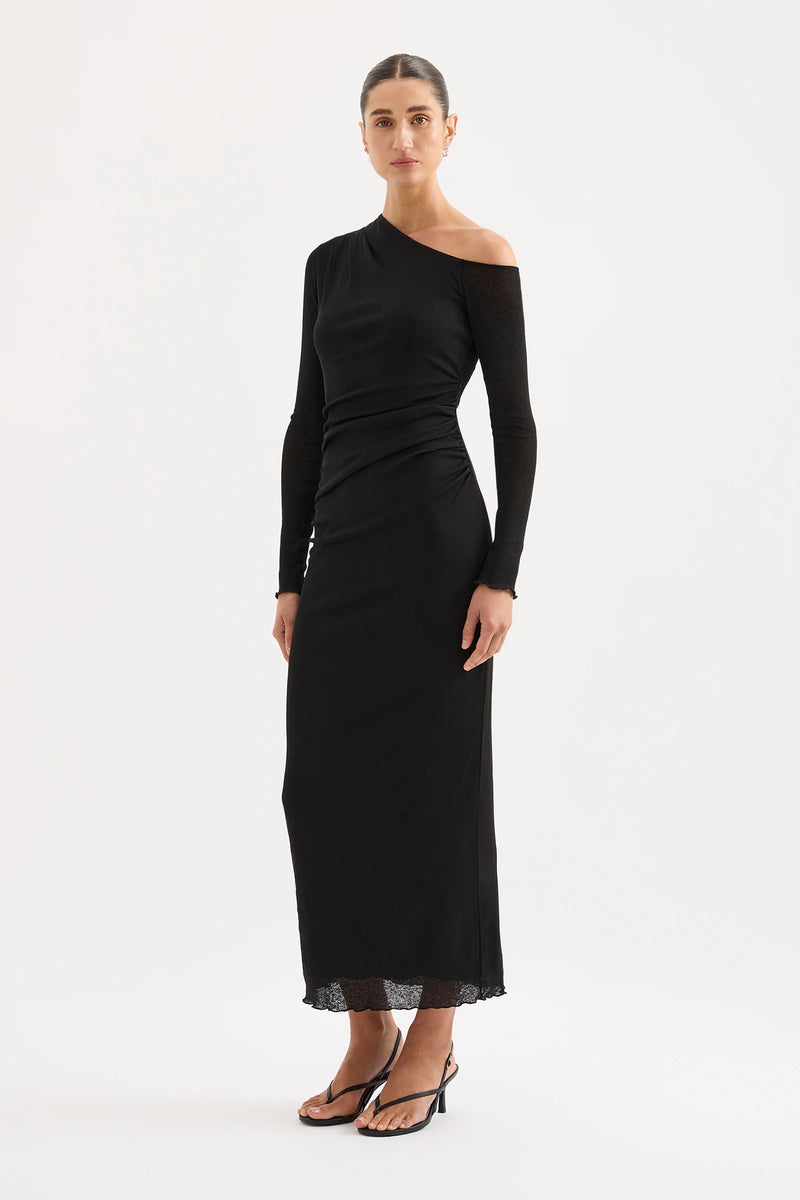 Orelia LS Maxi Dress Black