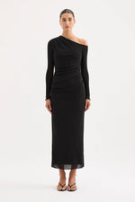 Orelia LS Maxi Dress Black