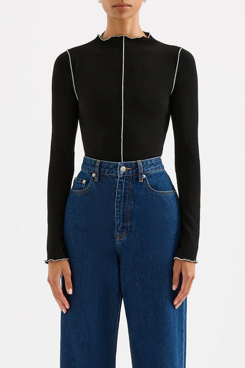 Xander LS Top Black