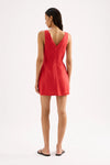 Blair Linen Mini Dress Chilli