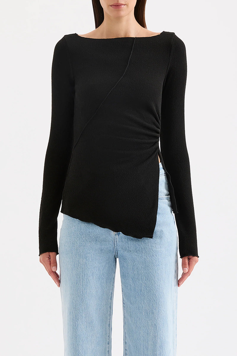 Cora LS Top Black