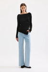 Cora LS Top Black