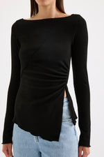 Cora LS Top Black