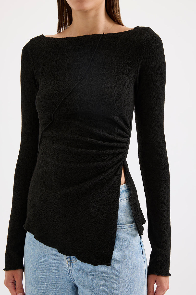 Cora LS Top Black