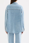 Sheeba Denim Overshirt Sky Blue