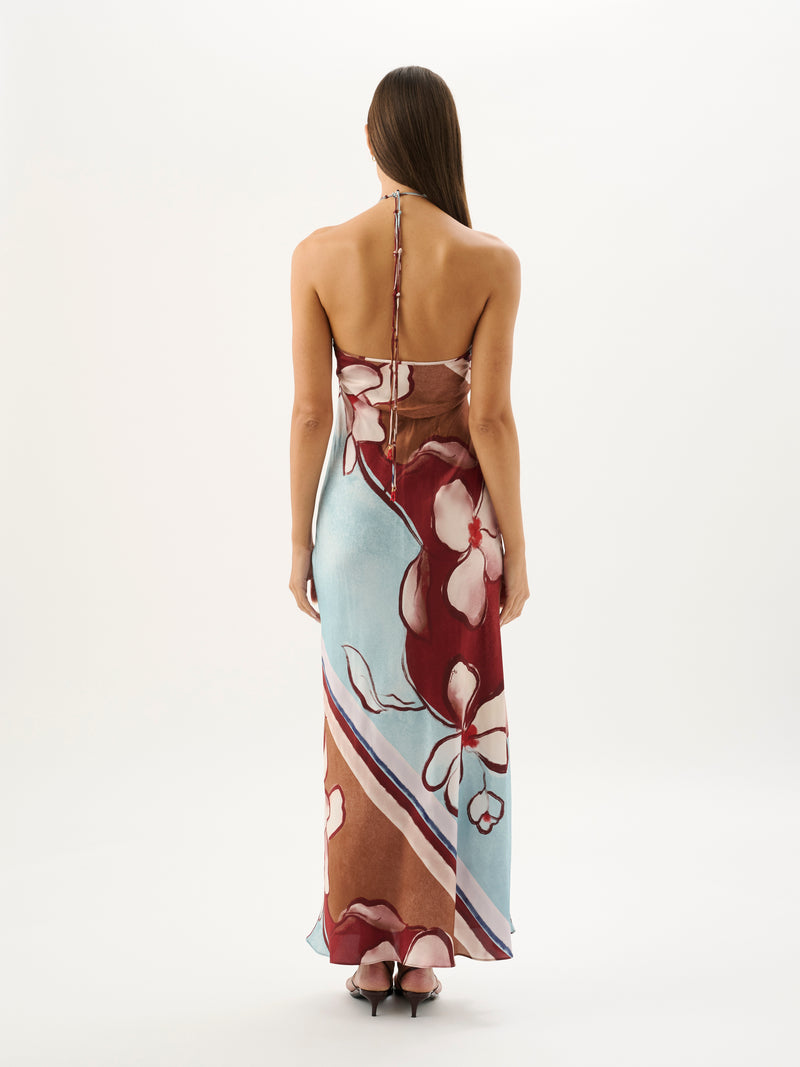 Tulula Halter Dress Marisol Bloom
