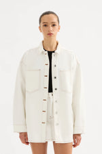 Organic Denim Overshirt Salt