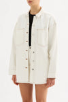 Organic Denim Overshirt Salt