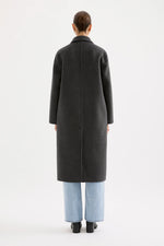 Riley Wool Coat Charcoal