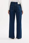 Organic Split Hem Jean Force Blue