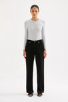 Organic Split Hem Jean Vintage Black